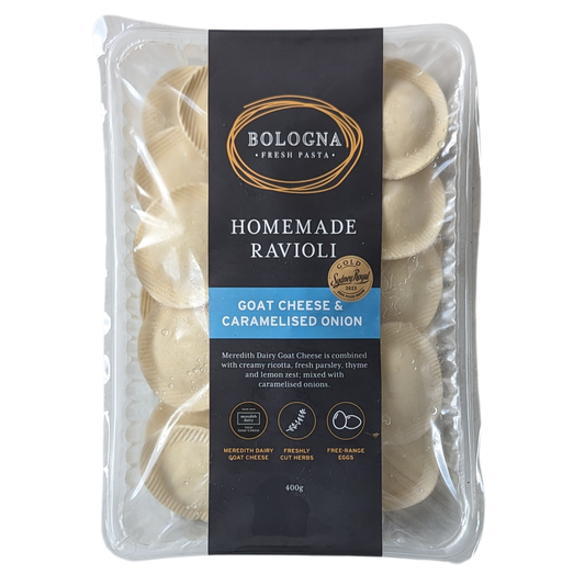Goats Cheese & Caramelised Onion Ravioli (400g)