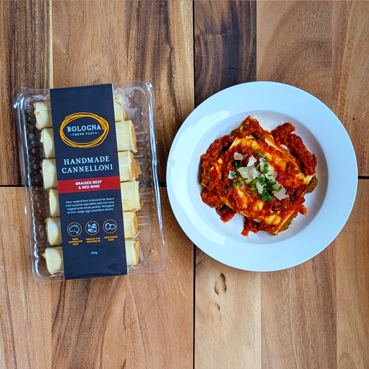Braised Beef & Red Wine Cannelloni (520g)