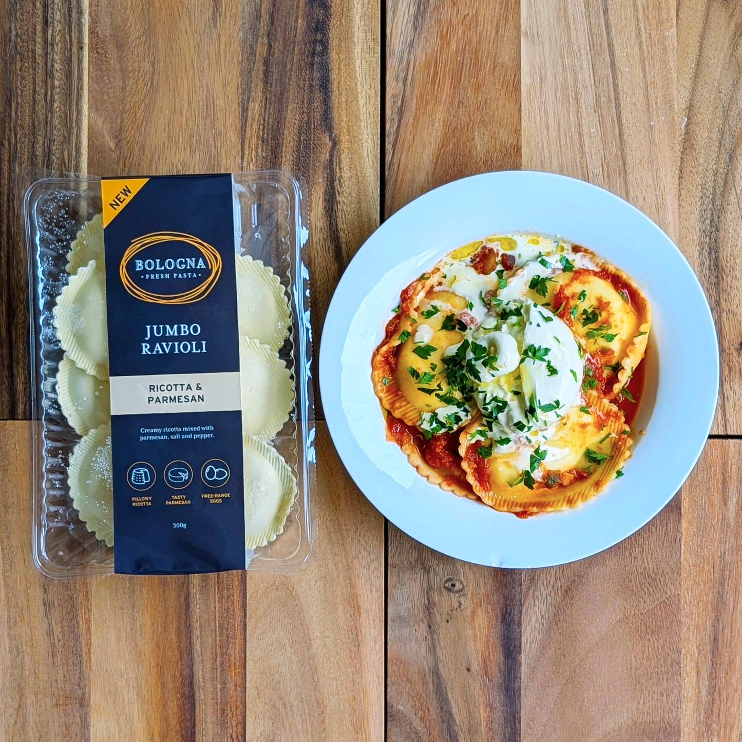 Ricotta & Parmesan (300g)