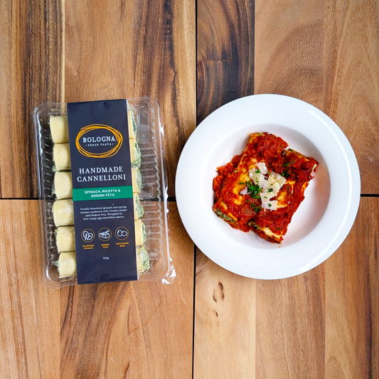 Spinach, Ricotta & Dodoni Feta Cannelloni (520g)