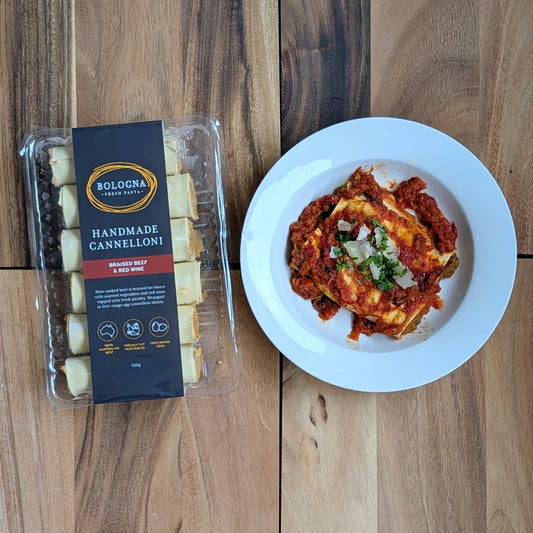 Braised Beef & Red Wine Cannelloni (520g)