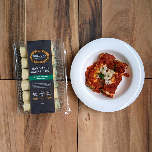Spinach, Ricotta & Dodoni Feta Cannelloni (520g)